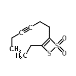 CAS#: 640293-45-4, 3-Ethyl-4-(3-hexyn-1-yl)-1,2-dithiete 1,1-dioxide
