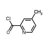 CAS#: 640296-10-2, 4-Methyl-2-pyridinecarbonyl chloride