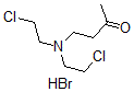 CAS 登录号：64037-45-2， 4-(2,2'-二氯二乙基氨基)-2-丁酮氢溴酸盐