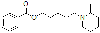 CAS#: 64050-33-5, 5-(2-Methylpiperidino)Pentyl Benzoate