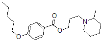 CAS#: 64050-37-9, 3-(2-Methylpiperidino)Propyl 4-Pentoxybenzoate