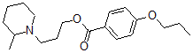 CAS#: 64050-43-7, 3-(2-Methylpiperidino)Propyl 4-Propoxybenzoate