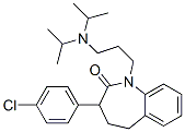 CAS 登录号：64058-64-6， 2,3,4,5-四氢-3-(4-氯苯基)-1-[3-(二异丙基氨基)丙基]-1H-1-苯并氮杂卓-2-酮
