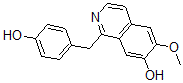 CAS 登录号：64069-53-0， 1-((4-羟基苯基)甲基)-6-甲氧基-7-异喹啉醇