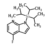 CAS#: 640735-25-7, 4-Fluoro-1-(triisopropylsilyl)-1H-pyrrolo[2,3-b]pyridine