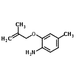 CAS#: 640767-81-3, 4-Methyl-2-[(2-methyl-2-propen-1-yl)oxy]aniline