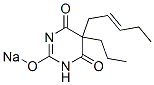 CAS#: 64082-40-2, 5-(2-Pentenyl)-5-Propyl-2-Sodiooxy-4,6(1H,5H)-Pyrimidinedione
