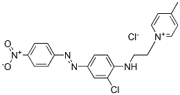 CAS 登录号：64086-73-3， 1-[2-[[2-氯-4-[(4-硝基苯基)偶氮]苯基]氨基]乙基]-4-甲基吡啶鎓氯化物