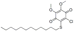CAS#: 64102-02-9, 5-Chloro-2,3-Dimethoxy-6-(Dodecylthio)-1,4-Benzoquinone