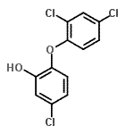 CAS 登录号：64111-81-5， 5-氯-2-(2,4-二氯苯氧基)苯酚