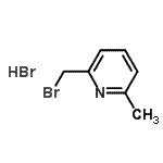 CAS 登录号：64114-29-0， 2-(溴甲基)-6-甲基吡啶氢溴酸盐(1:1)