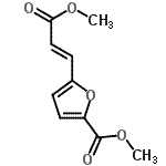 CAS 登录号：64154-17-2， 甲基5-[(1E)-3-甲氧基-3-氧代-1-丙烯-1-基]-2-糠酸酯