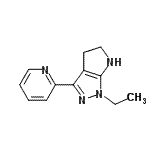 CAS#: 641584-67-0, 1-Ethyl-3-(2-pyridinyl)-1,4,5,6-tetrahydropyrrolo[2,3-c]pyrazole