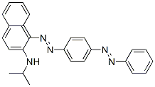 CAS 登录号：64181-63-1， N-(异丙基)-1-[[4-(苯基偶氮)苯基]偶氮]萘-2-胺