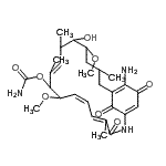 CAS 登录号：64202-81-9， (10E)-19-氨基-13-羟基-8,14-二甲氧基-4,10,12,16-四甲基-3,20,22-三氧代-2-氮杂双环[16.3.1]二十二碳-1(21),4,6,10,18-五烯-9-基氨基甲酸酯