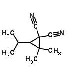CAS 登录号：64206-82-2， 3-异丙基-2,2-二甲基-1,1-环丙烷二甲腈