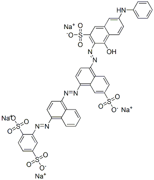 CAS#: 6428-58-6, Tetrasodium 2-[[4-[[4-[[1-Hydroxy-6-(Phenylamino)-3-Sulphonato-2-Naphthyl]Azo]-7-Sulphonato-1-Naphthyl]Azo]-1-Naphthyl]Azo]Benzene-1,4-Disulphonate