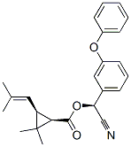CAS#: 64312-66-9, (1R,3S)-3-(2,2-Dimethylethenyl)-2,2-Dimethylcyclopropanecarboxylic Acid (S)-Cyano(3-Phenoxyphenyl)Methyl Ester