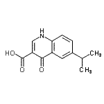 CAS#: 64321-62-6, 6-Isopropyl-4-oxo-1,4-dihydro-3-quinolinecarboxylic acid