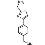 CAS#: 643723-71-1, 1-[4-(4-Ethylphenyl)-1,3-thiazol-2-yl]methanamine