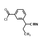 CAS#: 64379-73-3, 3-(1-Cyanopropyl)benzoyl chloride