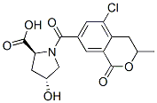 CAS#: 64398-32-9, trans-1-((5-Chloro-3,4-Dihydro-3-Methyl-1-Oxo-1H-2-Benzopyran-7-Yl)Carbonyl)-4-Hydroxy-L-Proline
