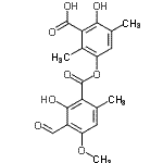 CAS#: 644-66-6, 3-[(3-Formyl-2-Hydroxy-4-Methoxy-6-Methylbenzoyl)Oxy]-6-Hydroxy-2,5-Dimethylbenzoic Acid