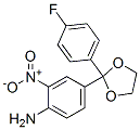 CAS#: 64420-30-0, 4-[2-(4-Fluorophenyl)-1,3-Dioxolan-2-Yl]-2-Nitroaniline
