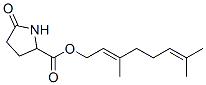 CAS 登录号：64431-72-7， (E)-3,7-二甲基辛-2,6-二烯基 5-氧代-DL-脯氨酸酯