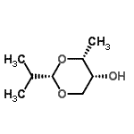 CAS#: 64446-62-4, (2S,4R,5R)-2-Isopropyl-4-methyl-1,3-dioxan-5-ol