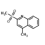 CAS#: 64495-40-5, 4-Methyl-2-(methylsulfonyl)quinoline