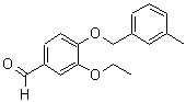 CAS 登录号：644958-93-0， 3-乙氧基-4-[(3-甲基苄基)氧基]苯甲醛