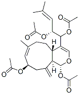 CAS#: 64504-52-5, (1R,4aS,7E,9R,11aR)-4-[(1R,2R)-1,2-Diacetoxy-4-Methyl-3-Pentenyl]-1,4a,5,6,9,10,11,11alpha-Octahydro-7-Methyl-11-Methylenecyclonona[c]Pyran-1,9-Diol Diacetate