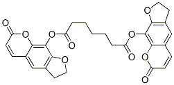 CAS#: 64508-91-4, Heptanedioic Acid, Bis(2,3-Dihydro-7-Oxo-7H-Furo(3,2-g)(1)Benzopyran-9 -Yl)Ester