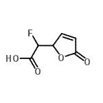 CAS#: 645405-02-3, Fluoro(5-oxo-2,5-dihydro-2-furanyl)acetic acid