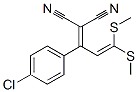 CAS#: 64573-35-9, 2-(4-Chlorophenyl)-4,4-Bis(Methylthio)-1,3-Butadien-1,1-Dicarbonitrile