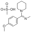 CAS#: 64594-28-1, 1-((4-Methoxyphenyl)(Methylimino)Methyl)-Piperidine Monomethanesulfonate