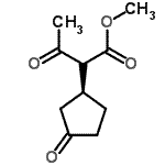 CAS#: 646038-06-4, Methyl (2S)-3-oxo-2-[(1S)-3-oxocyclopentyl]butanoate