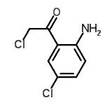 CAS#: 64605-36-3, 1-(2-Amino-5-chlorophenyl)-2-chloroethanone