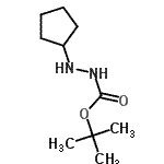 CAS#: 646071-31-0, 2-Methyl-2-propanyl 2-cyclopentylhydrazinecarboxylate