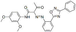 CAS#: 64611-92-3, N-(2,4-Dimethoxyphenyl)-3-Oxo-2-[[2-(3-Phenyl-1,2,4-Oxadiazol-5-Yl)Phenyl]Azo]Butyramide