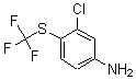 CAS 登录号：64628-74-6， 3-氯-4-[(三氟甲基)硫代]-苯胺