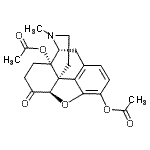 CAS#: 64643-76-1, (5alpha)-17-Methyl-6-oxo-4,5-epoxymorphinan-3,14-diyl diacetate