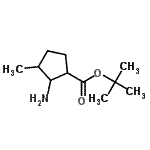 CAS 登录号：646518-10-7， 2-甲基-2-丙基2-氨基-3-甲基环戊烷羧酸酯