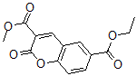 CAS 登录号：6468-99-1， 2-氧代-alpha-苯并吡喃-3,6-二甲酸 6-乙基 3-甲基酯