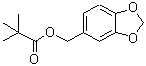 CAS 登录号：6471-96-1， 1,3-苯并二氧戊环-5-基甲基特戊酸酯