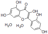 CAS#: 6472-38-4, 2-(2,4-Dihydroxyphenyl)-3,5,7-Trihydroxy-4H-1-Benzopyran-4-One Hydrate (1:2)