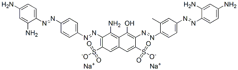 CAS#: 6473-11-6, 4-Amino-3-[[4-[(2,4-Diaminophenyl)Azo]Phenyl]Azo]-6-[[4-[(2,4-Diaminophenyl)Azo]-2-Methylphenyl]Azo]-5-Hydroxynaphthalene-2,7-Disulfonic Acid Disodium Salt
