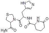 CAS#: 64784-01-6, 3-[3-(1H-Imidazol-5-yl)-2-[(6-oxopiperidine-2-carbonyl)amino]propanoyl]-1,3-thiazolidine-4-carboxamide