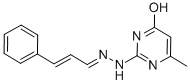 CAS#: 64792-21-8, 2-(Cinnamylidenehydrazino)-4-Hydroxy-6-Methylpyrimidine 